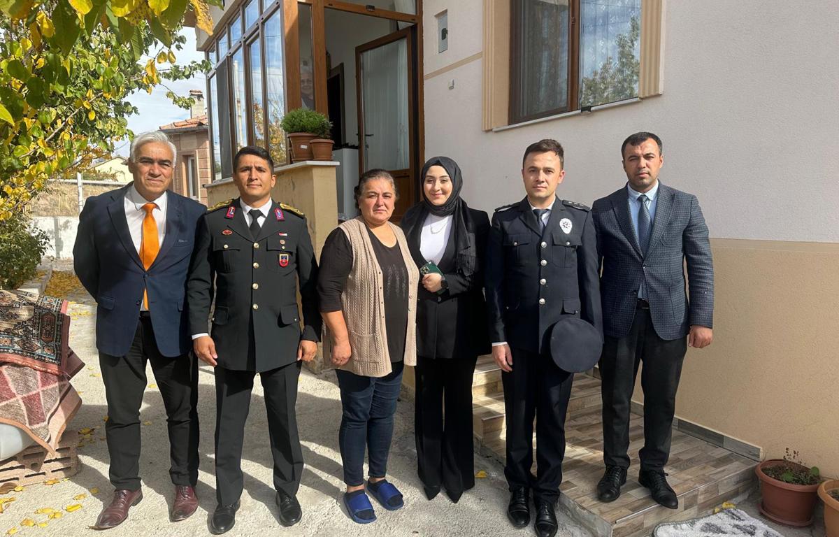 ŞEHİT AİLELERİ  VE GAZİLERİMİZE HANE ZİYARETİ