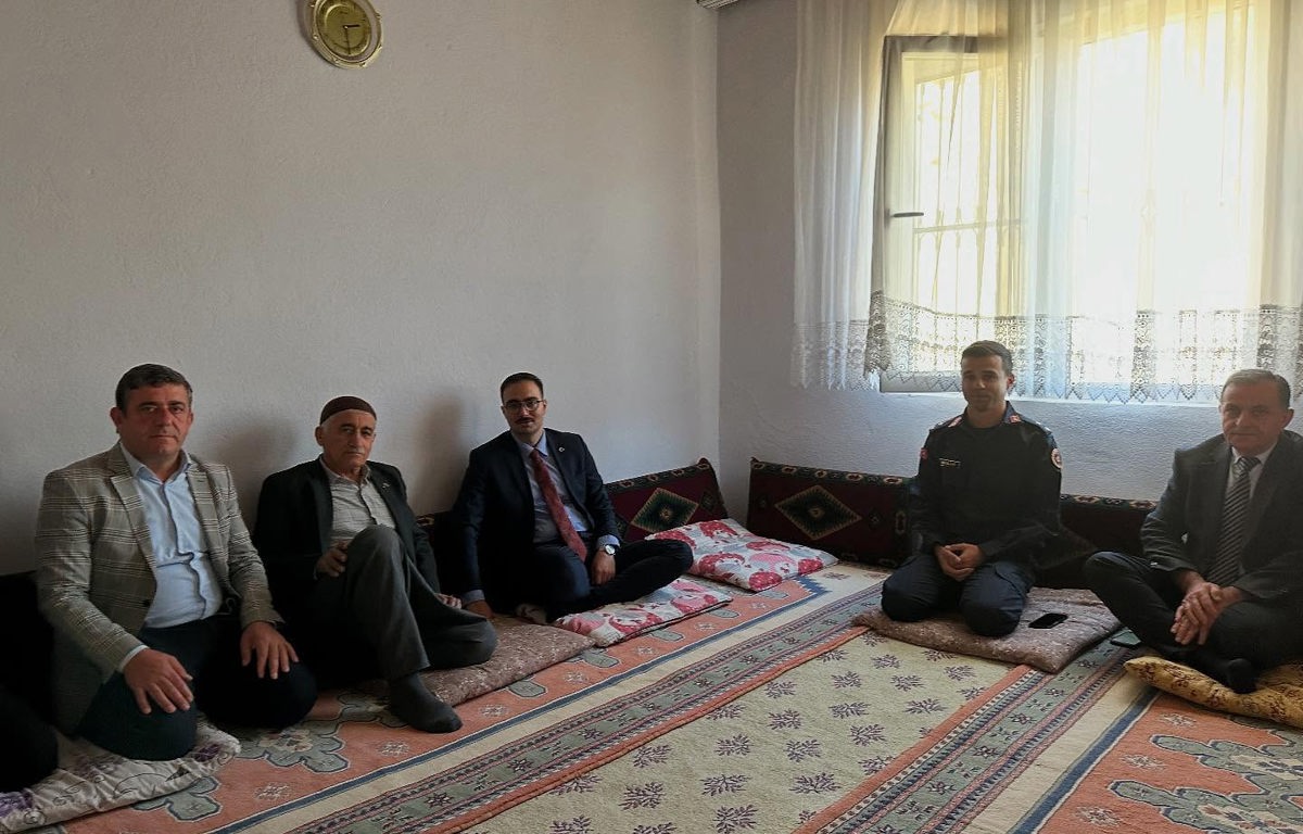 İlçemiz Kaymakamı Sayın Fatih YILDIZ Gazilerimizi ziyaret etti...