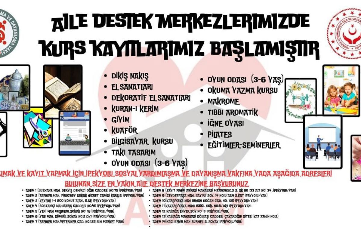 AİLE DESTEK MERKEZLERİMİZ