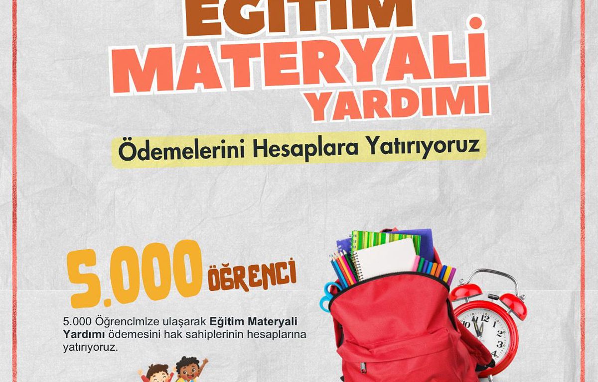 Eğitim Materyali Yardım Ödemeleri Hesaplara Yatırılıyor