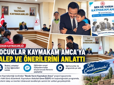 'Ben de Varım Kaymakam Amca' projesi