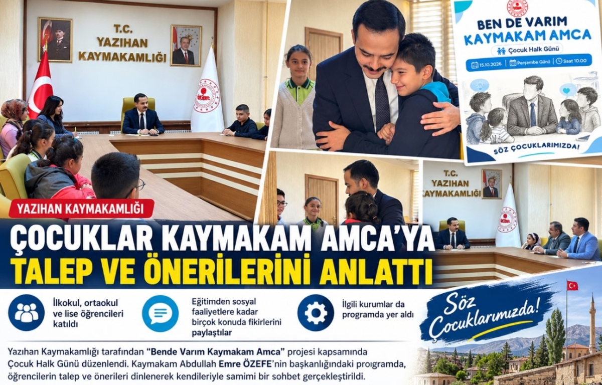 'Ben de Varım Kaymakam Amca' projesi