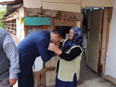 YAŞLILARIMIZ ZİYARET EDİLDİ.