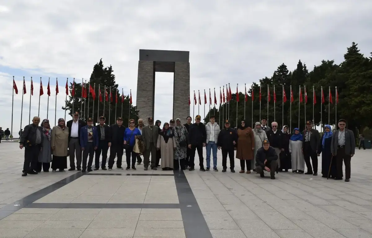 Manisalı gaziler Çanakkale'yi gezdi