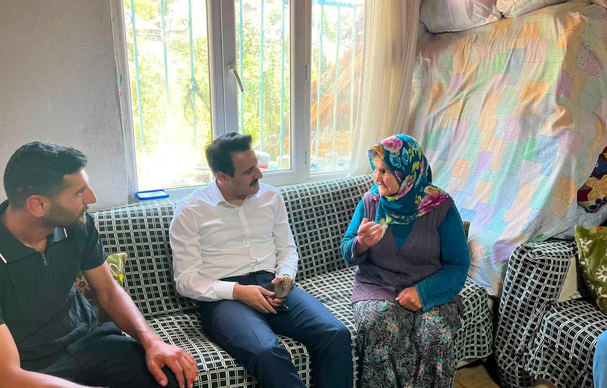 VAKIF BAŞKANIMIZIN İLÇEMİZDE YAŞAYAN VATANDAŞLARIMIZA ZİYARETLERİ