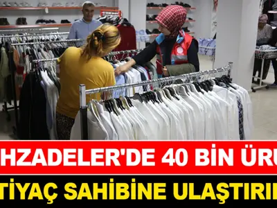 ŞEHZADELER'DE ÖRNEK PROJE: SOSYAL MARKET