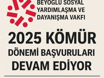 VAKFIMIZ 2025 YILI KÖMÜR DÖNEMİ İÇİN BAŞVURULAR DEVAM EDİYOR...