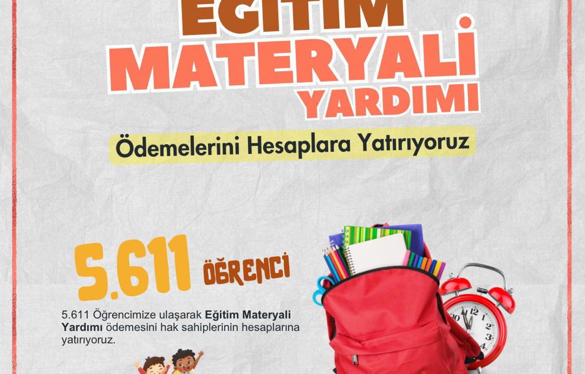 2. Dönem Eğitim Materyali Yardımı Hesaplara Yatırıldı