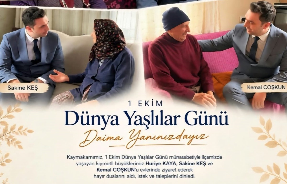 1 EKİM DÜNYA YAŞLILAR GÜNÜ HANE ZİYARETLERİ